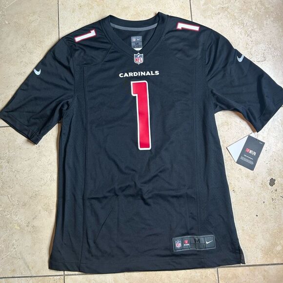 Kyler Murray Nike On Field Arizona Cardinals Black/Red NWT NFL Size Medium - Picture 2 of 6